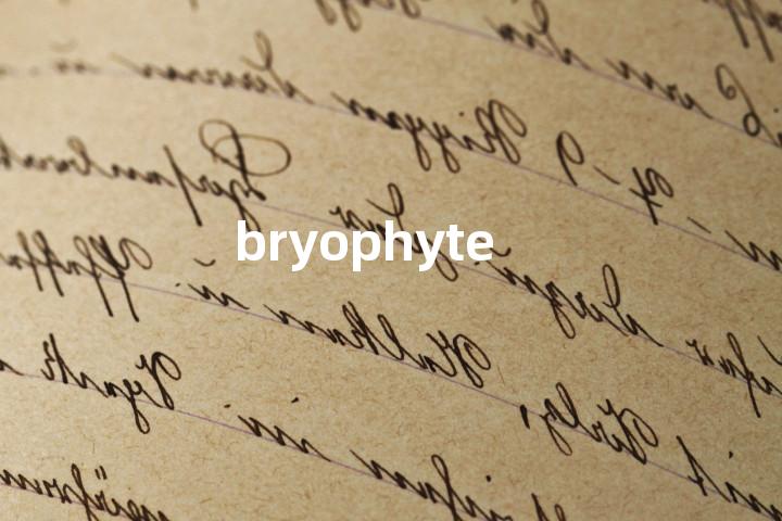 bryophyte