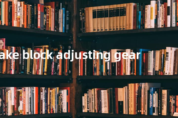 brake block adjusting gear单词图解，单词释义场景配图
