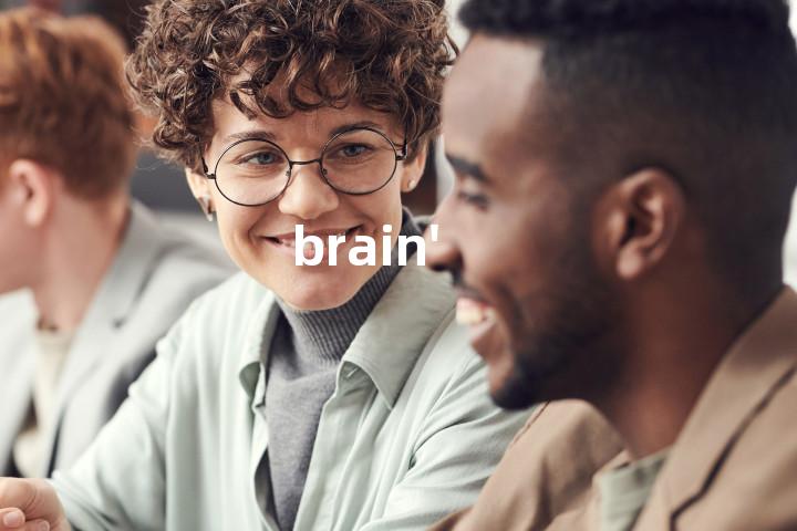 brain'单词图解，单词释义场景配图