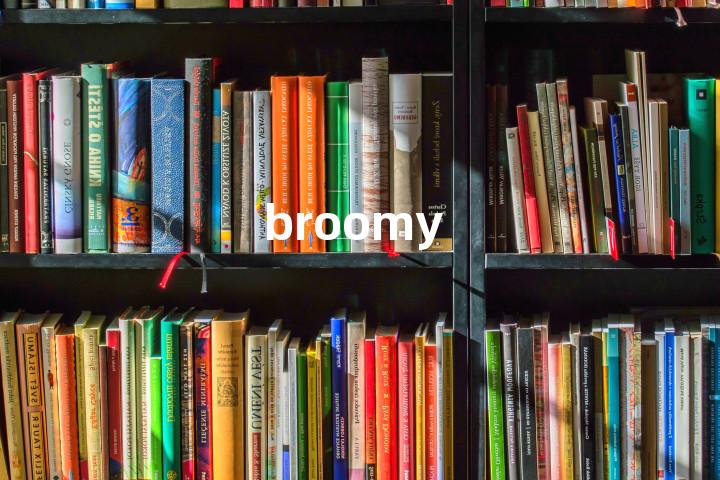 broomy单词图解，单词释义场景配图