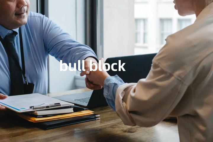 bull block单词图解，单词释义场景配图