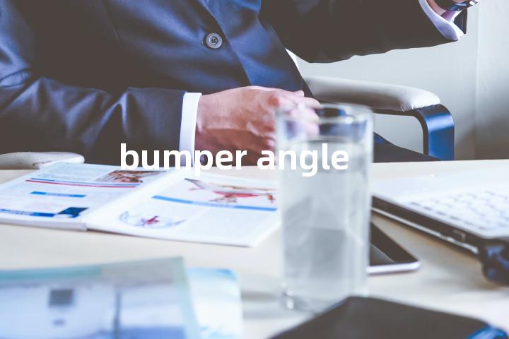 bumper angle单词图解，单词释义场景配图