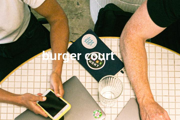 burger court单词图解，单词释义场景配图