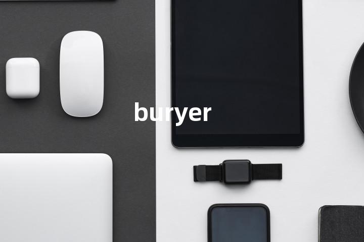 buryer单词图解，单词释义场景配图