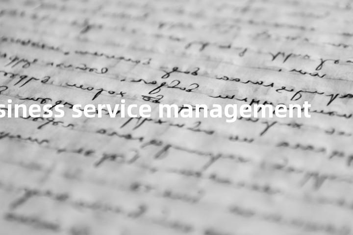 business service management单词图解，单词释义场景配图