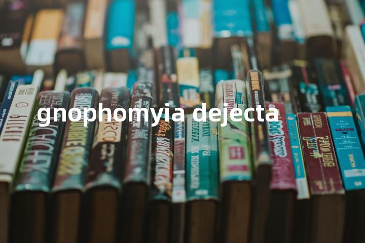 gnophomyia dejecta单词图解，单词释义场景配图