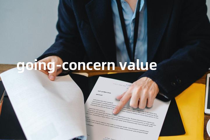going-concern value单词图解，单词释义场景配图