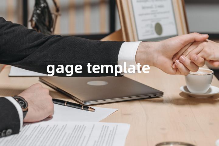 gage template单词图解，单词释义场景配图