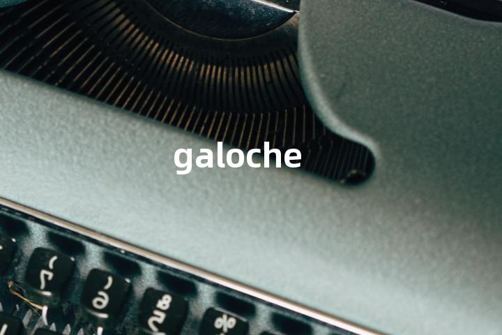 galoche单词图解，单词释义场景配图