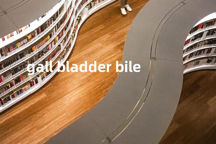 gall bladder bile单词图解，单词释义场景配图