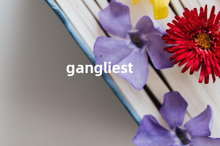 gangliest单词图解，单词释义场景配图