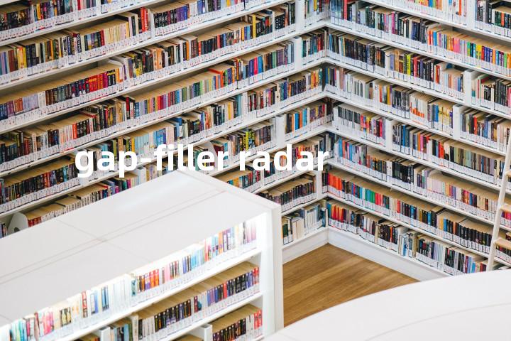 gap-filler radar单词图解，单词释义场景配图