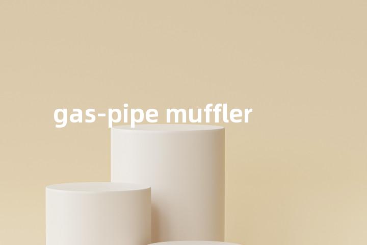 gas-pipe muffler单词图解，单词释义场景配图