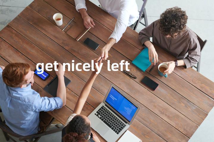 get nicely left单词图解，单词释义场景配图