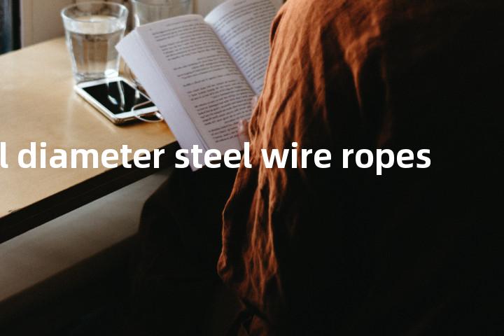 general diameter steel wire ropes单词图解，单词释义场景配图