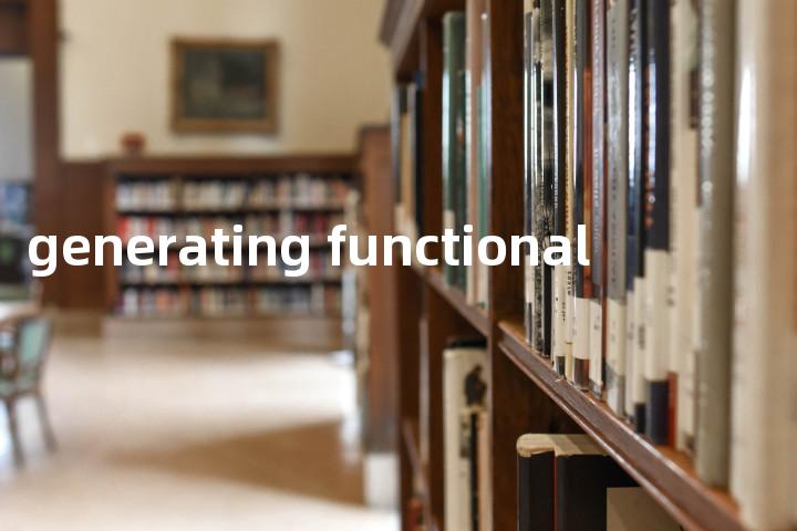generating functional单词图解，单词释义场景配图