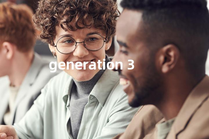 generation 3单词图解，单词释义场景配图
