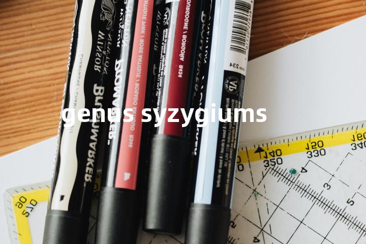 genus syzygiums单词图解，单词释义场景配图