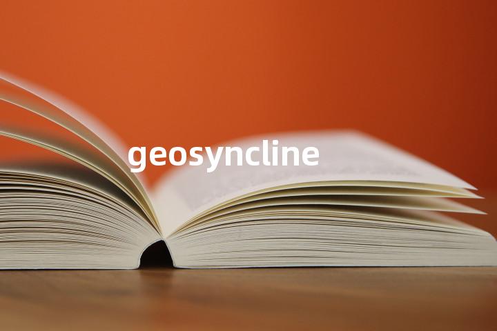 geosyncline