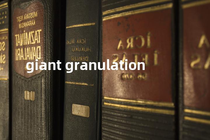giant granulation单词图解，单词释义场景配图