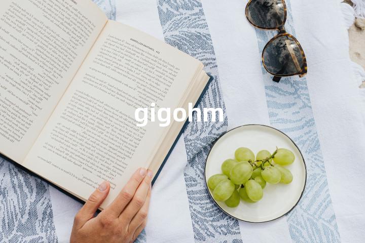 gigohm单词图解，单词释义场景配图