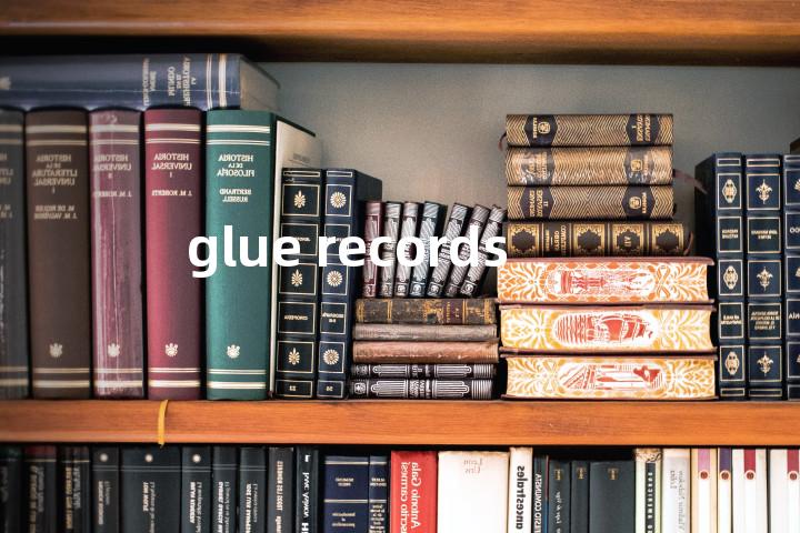 glue records单词图解，单词释义场景配图