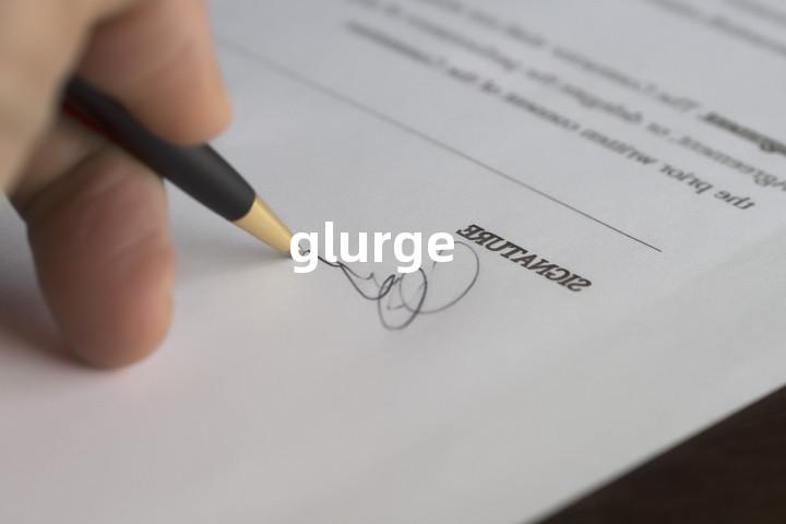 glurge单词图解，单词释义场景配图