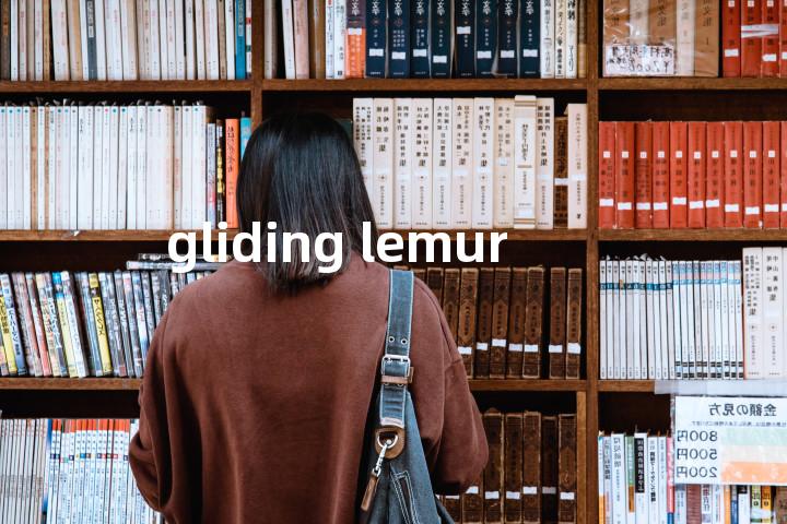 gliding lemur单词图解，单词释义场景配图