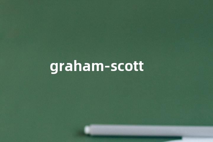 graham-scott单词图解，单词释义场景配图