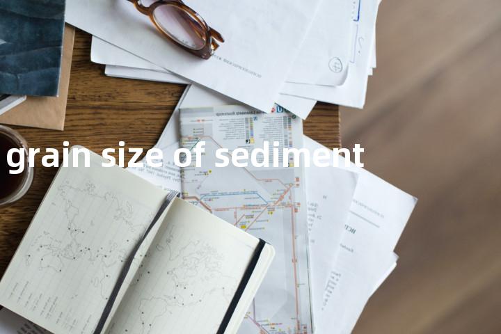 grain size of sediment单词图解，单词释义场景配图