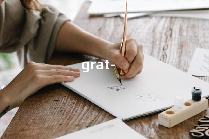 grat-单词图解，单词释义场景配图