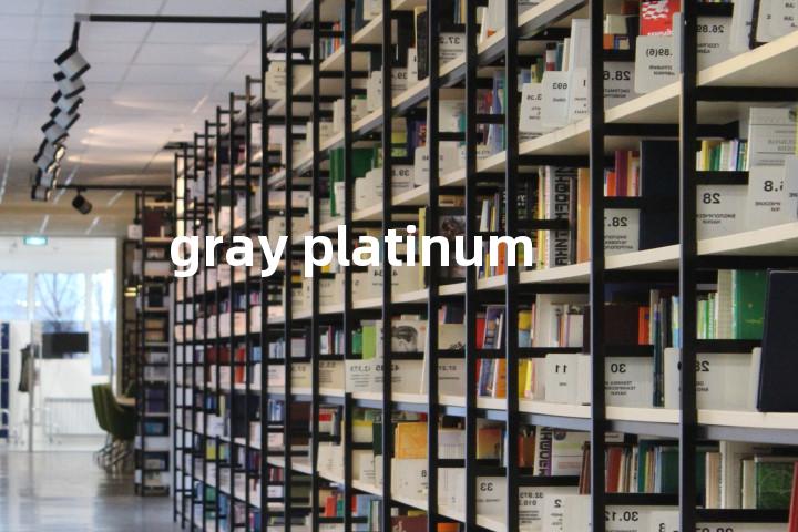 gray platinum单词图解，单词释义场景配图