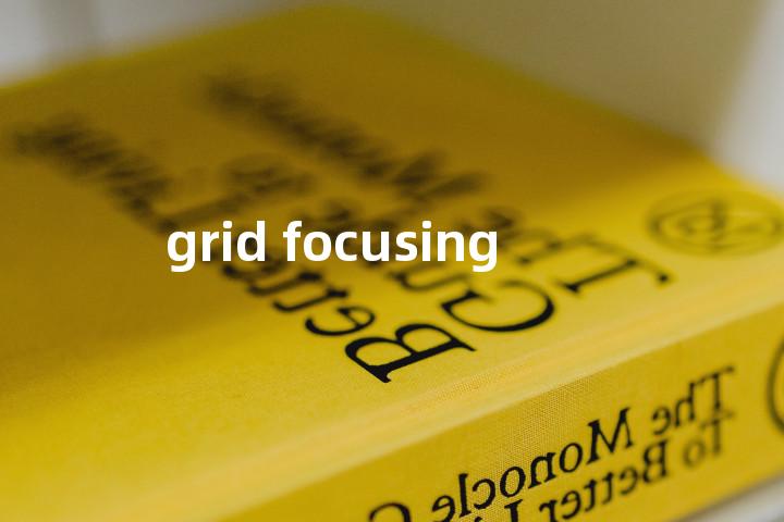 grid focusing单词图解，单词释义场景配图