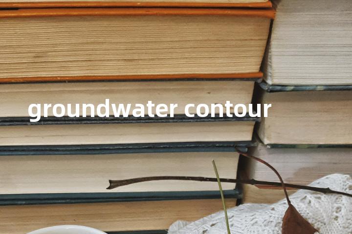 groundwater contour单词图解，单词释义场景配图