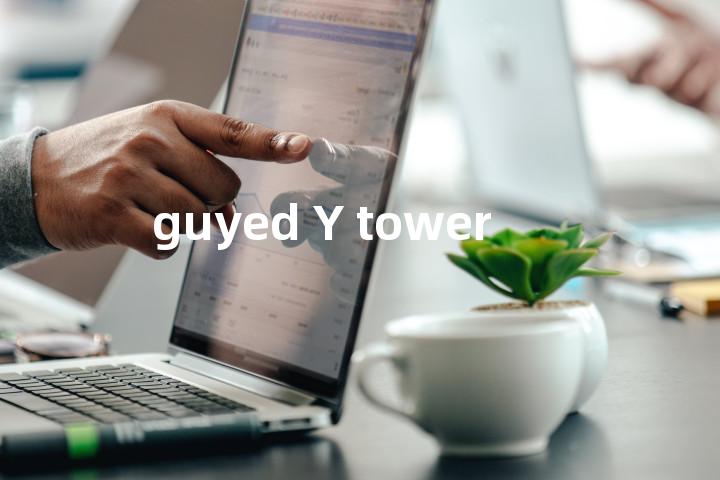 guyed Y tower单词图解，单词释义场景配图
