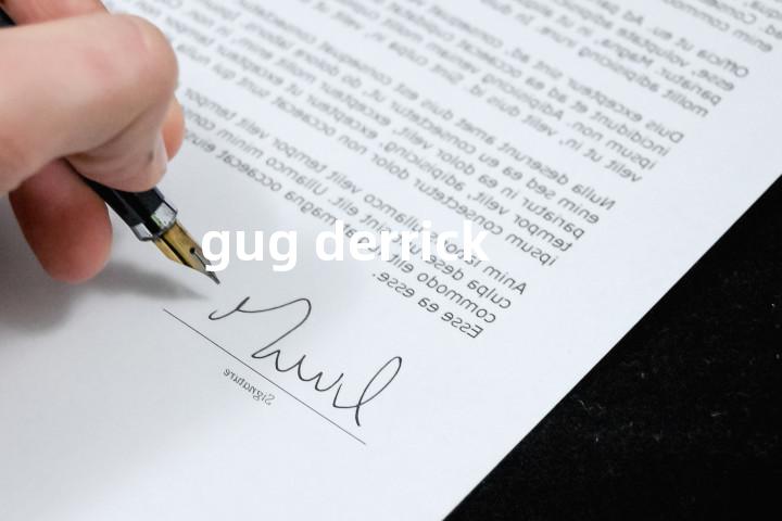 gug derrick单词图解，单词释义场景配图