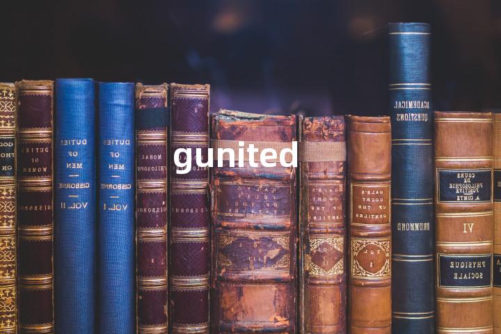 gunited单词图解，单词释义场景配图