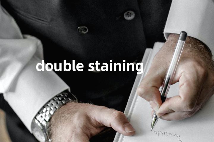 double staining单词图解，单词释义场景配图