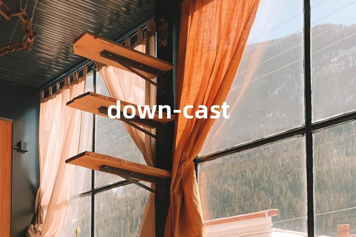 down-cast单词图解，单词释义场景配图