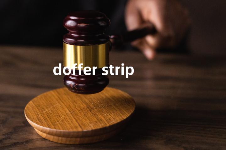 doffer strip单词图解，单词释义场景配图