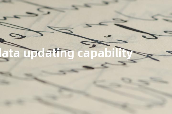 data updating capability单词图解，单词释义场景配图