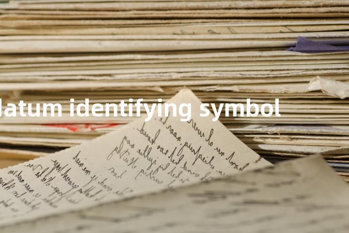 datum identifying symbol单词图解，单词释义场景配图