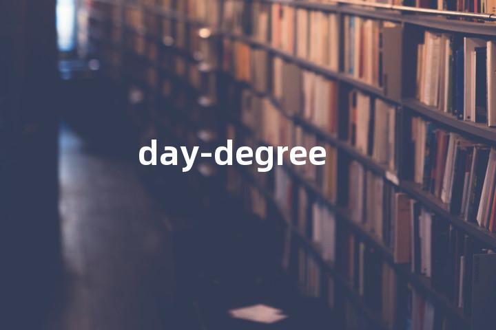 day-degree单词图解，单词释义场景配图