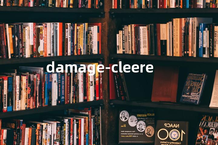 damage-cleere单词图解，单词释义场景配图