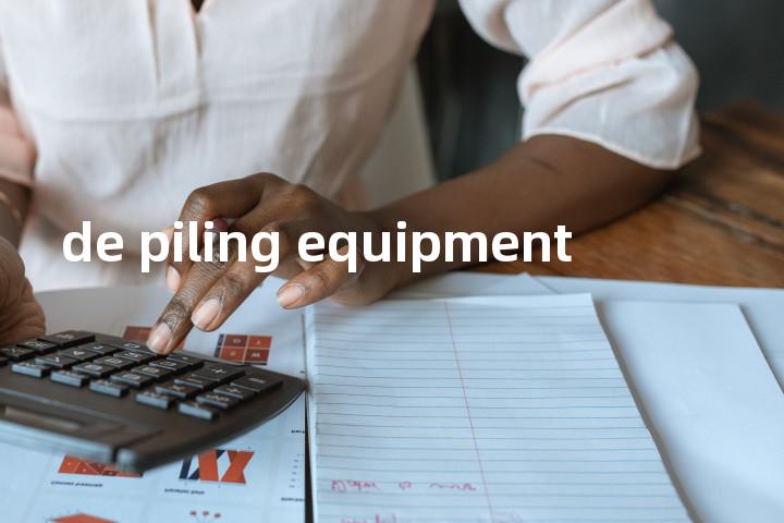 de piling equipment单词图解，单词释义场景配图