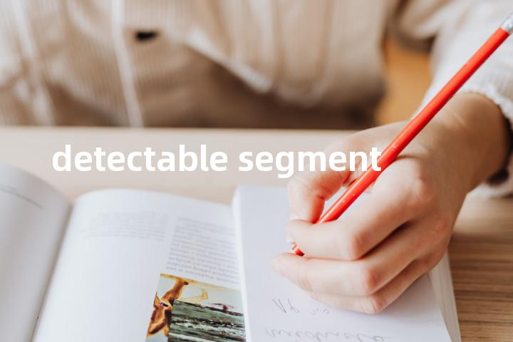 detectable segment单词图解，单词释义场景配图