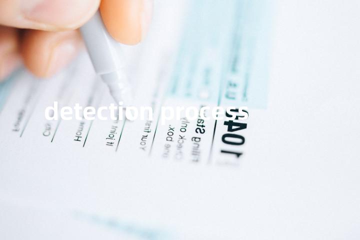 detection process单词图解，单词释义场景配图