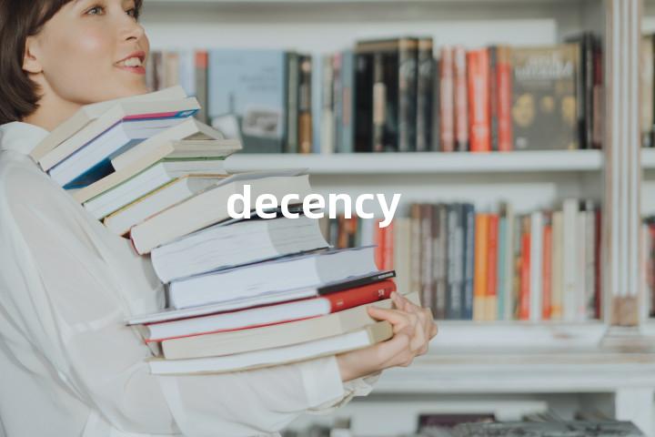 decency