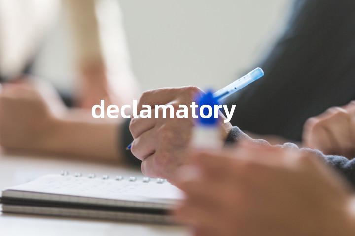declamatory