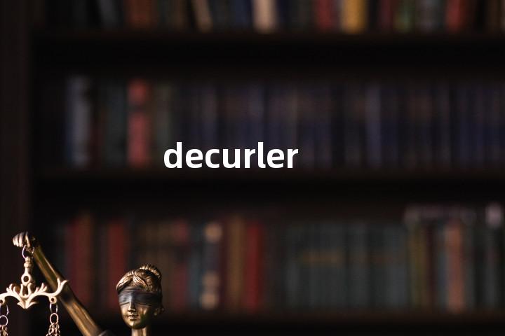 decurler单词图解，单词释义场景配图